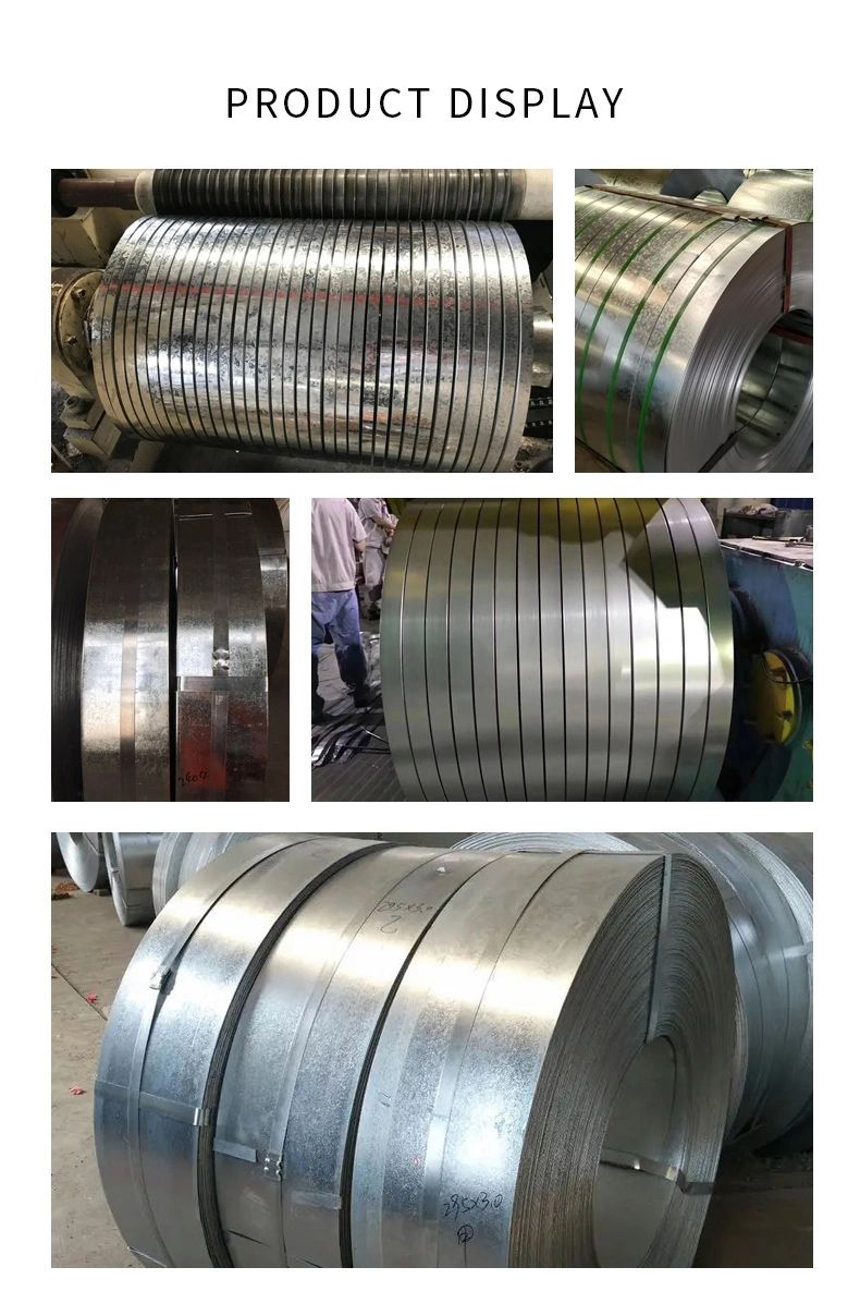 Galvanized Steel Strip Gi Tape Gp Slit Coil for Galvanised Pipes